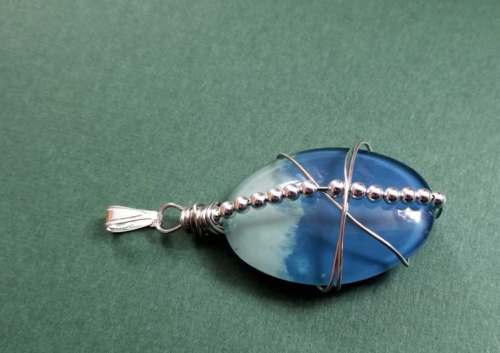 Wire Wrap Cabochon DIY Tutorial * Moms and Crafters