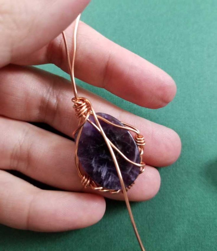 Wire Wrap Stone How to Wire Wrap Stones Without Holes * Moms and Crafters