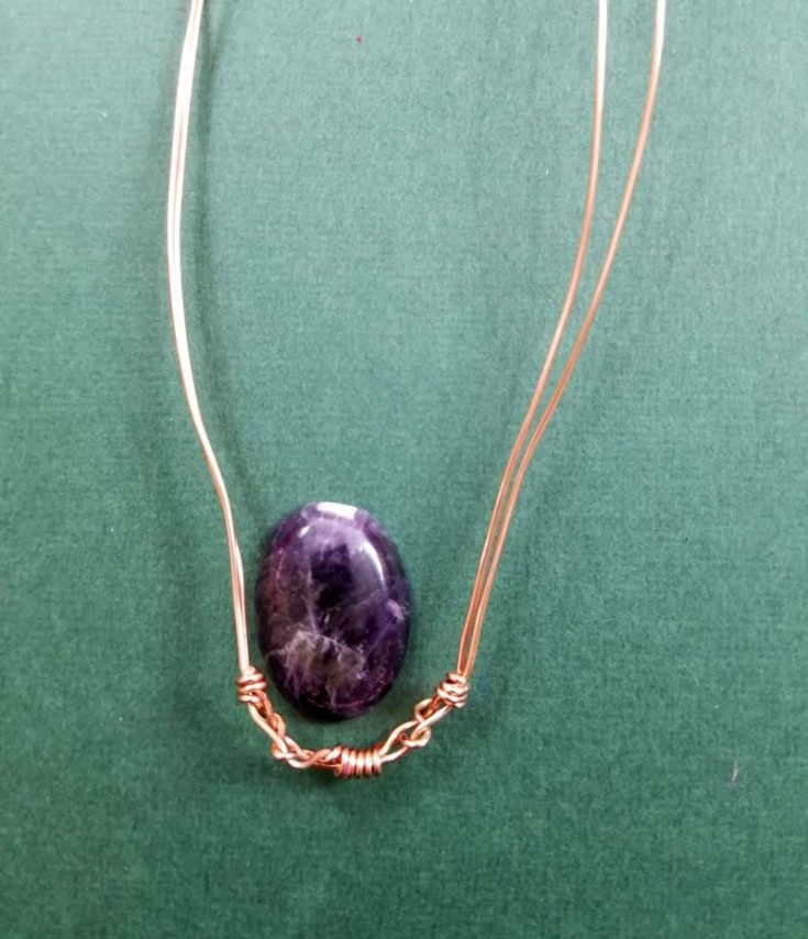 Wire Wrap Stone How to Wire Wrap Stones Without Holes * Moms and Crafters