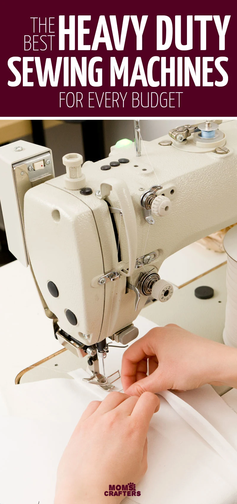 Looking for the best heavy duty sewing machine for your needs? Click for a list of some of my favorites for sewing heavyweight fabrics including sewing tips for buying a very versatile machine.