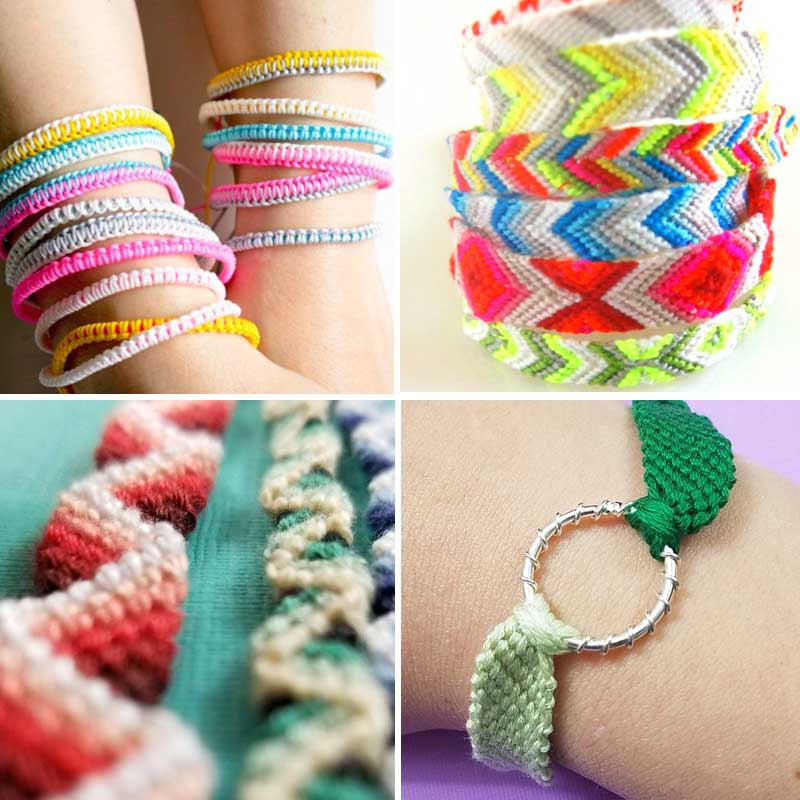 DIY: Chain Friendship Bracelets - The Stripe