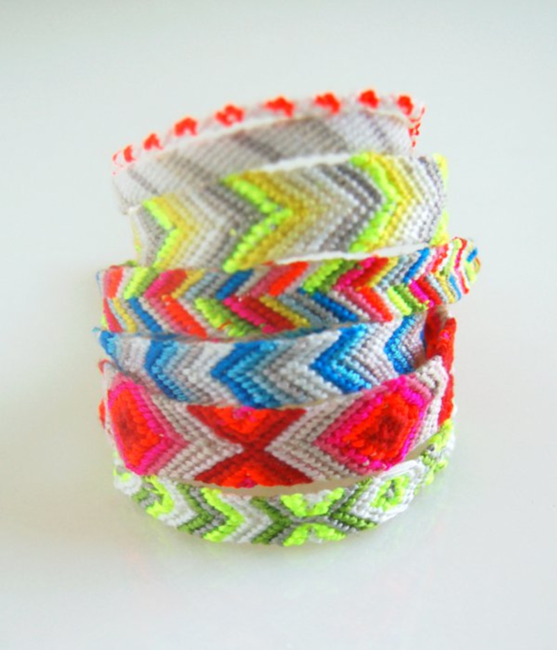 Reclaimed Vintage inspired unisex friendship bracelets in 90s fun beads 2  pack  ASOS