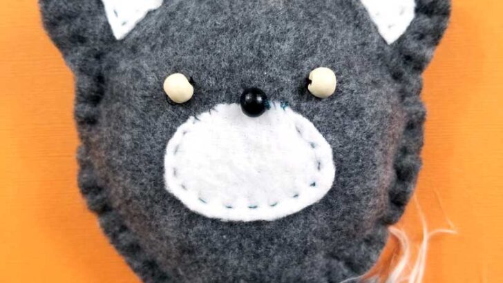 Baby Lovey Pattern – Sewing Template for a Furry Bear Lovey