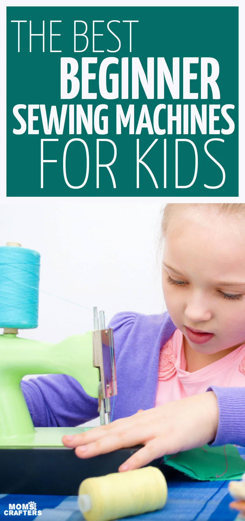 Kids can learn how to sew pretty young - find out what the best sewing machine for kids including tweens, teens, and children as young as 6! These sewing machines and tips for teaching kids how to sew are a fun new life skill for kids to learn.