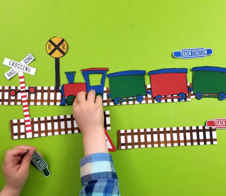 Train Printables – Magnetic Play Set