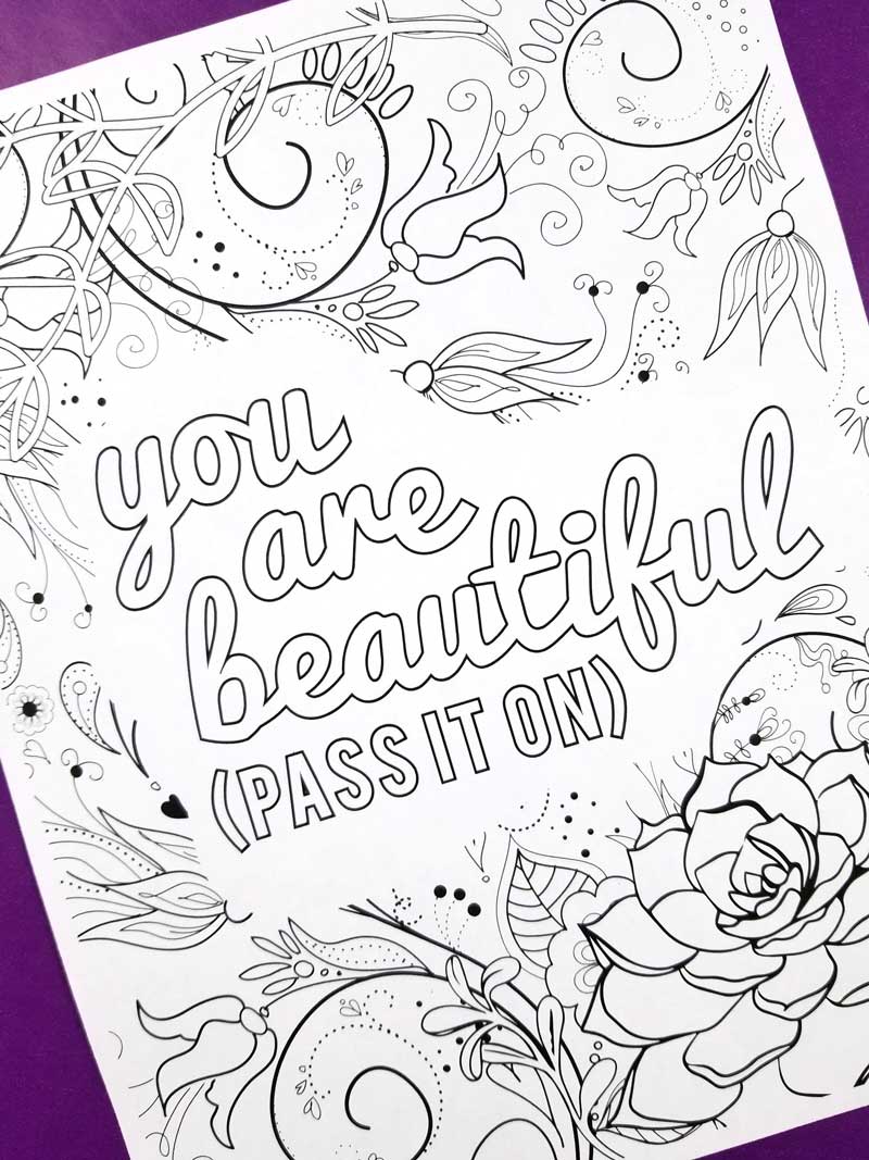 10 Free Coloring Pages for Teens