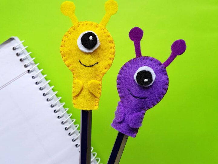 Monster pencil topper craft