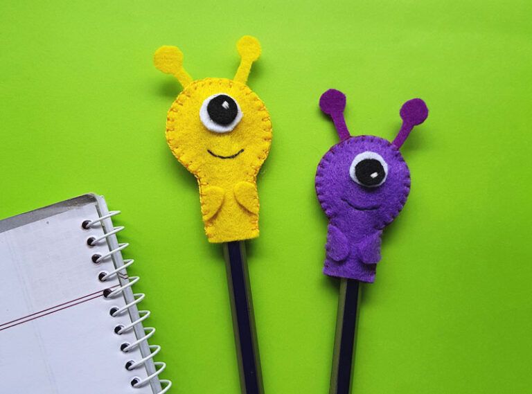 Monster pencil topper craft