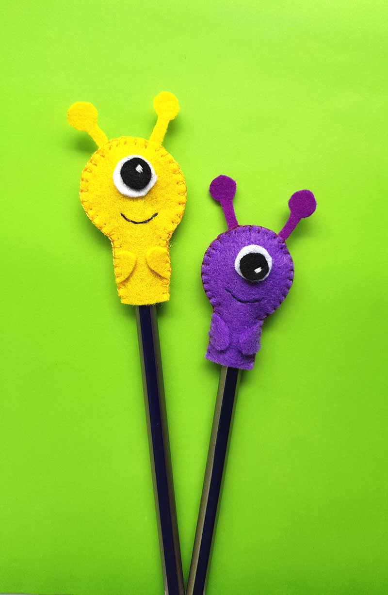 langsom Ufrugtbar øjeblikkelig Monster Pencil Topper Craft - Free Printable Template for Kids