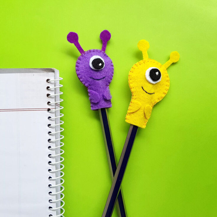 Monster Pencil Topper Craft Free Printable Template For Kids