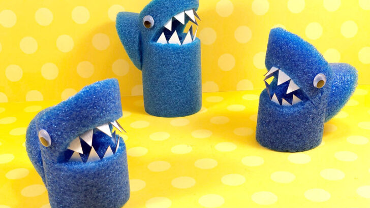 Shark Craft from Pool Noodles