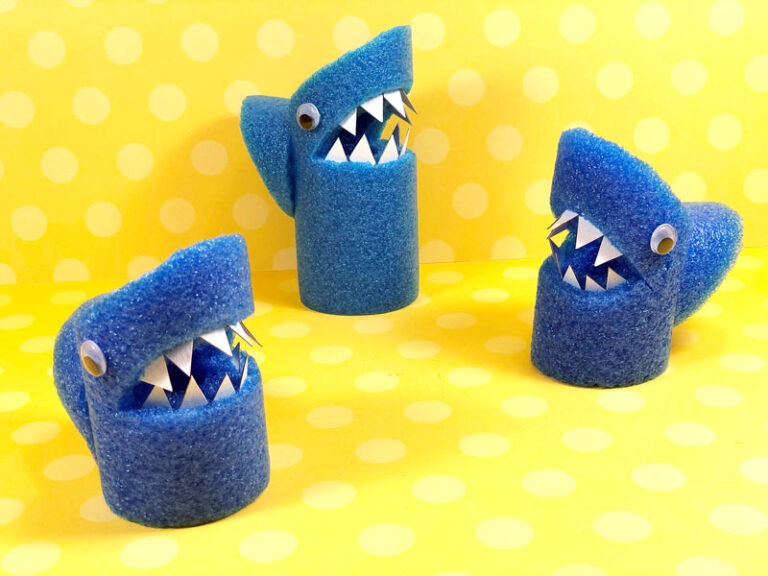 Shark Craft from Pool Noodles