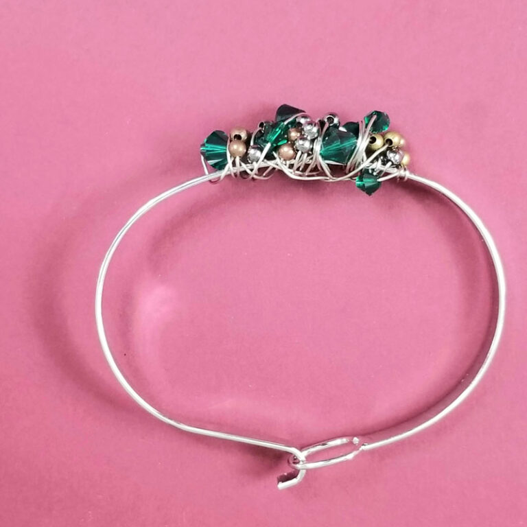 Wire Wrapped Bangle Bracelet Tutorial the Stunning Sloppy Wrap