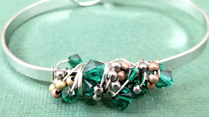 The Stunning Sloppy Wire Wrapped Bangle Bracelet Tutorial