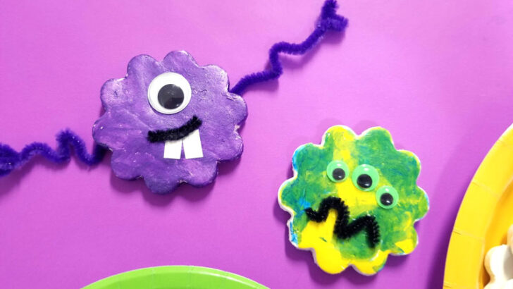 Monster Craft Invitation – Decorate Magnets!