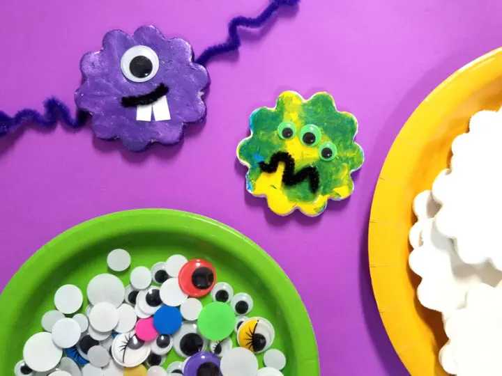 Monster Craft Invitation - Decorate Magnets!