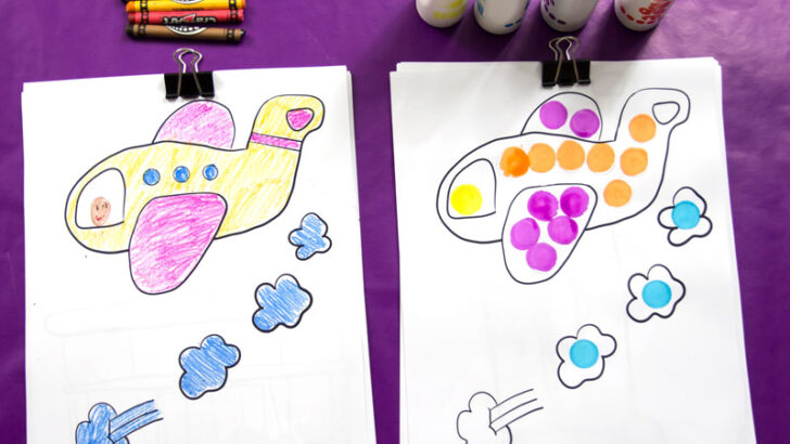 Traveling Coloring Pages and Do a Dot