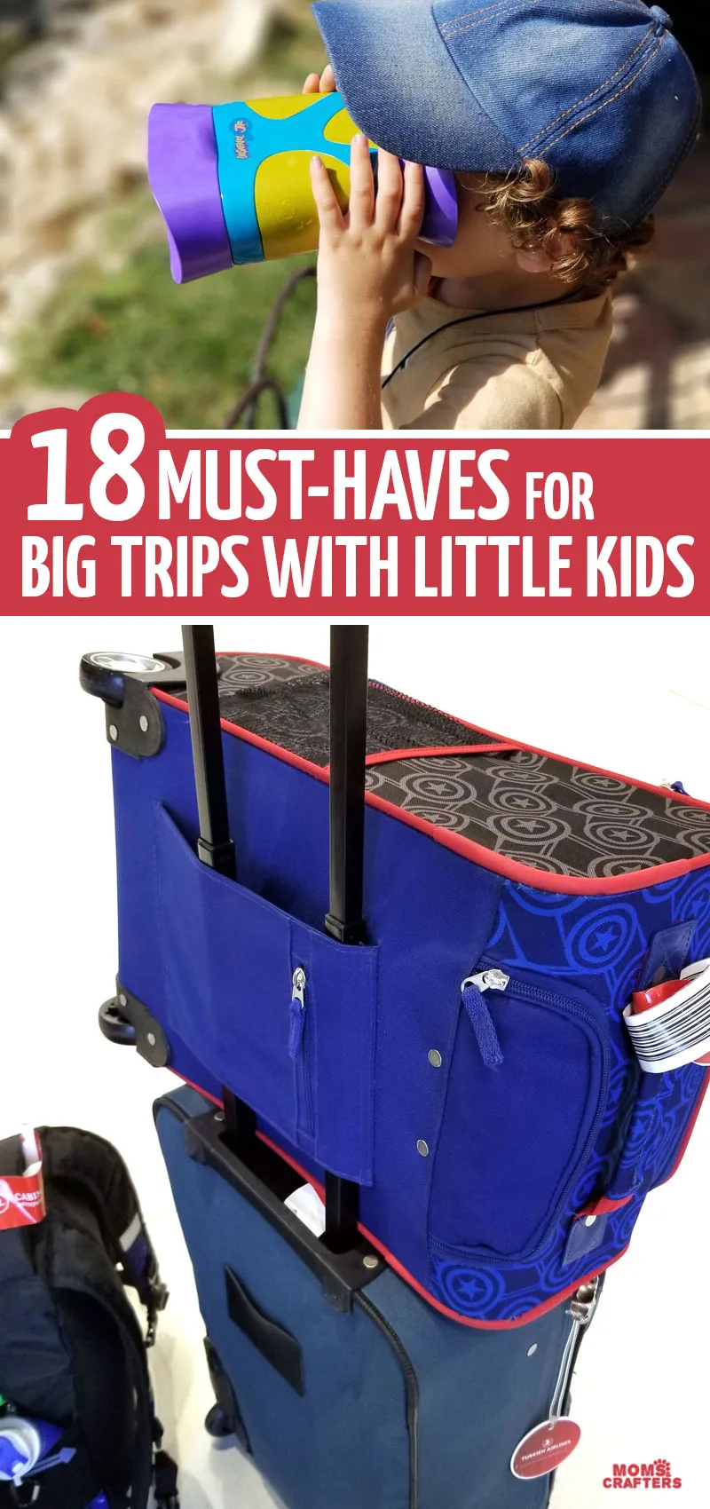 18 must haves for international travel with kids plus tips for traveling with toddlers preschoolers and big kids. This must-have travel gear will help your long haul flight go more smoothly.