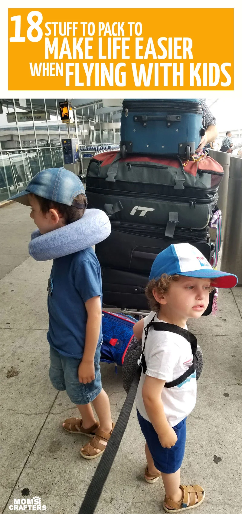 Click for tips for traveling with kids and our top must haves for international travel. You'll want this travel gear for flying with toddlers preschoolers or big kids.