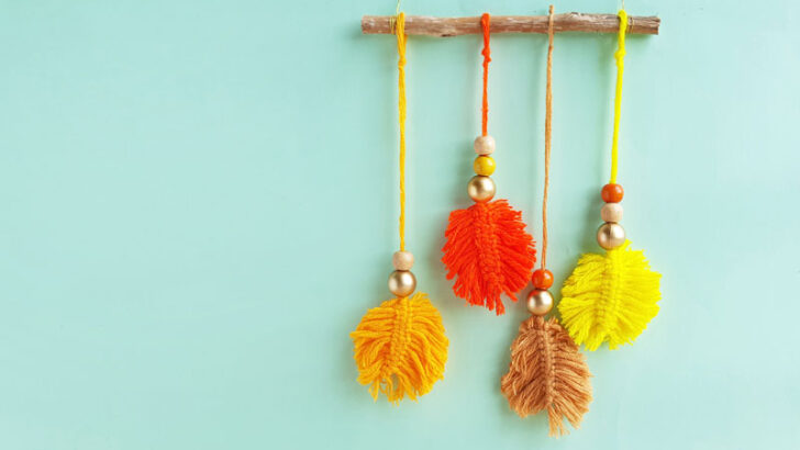 Fall DIY Decor – Macrame Leaf Wall Hanging Tutorial