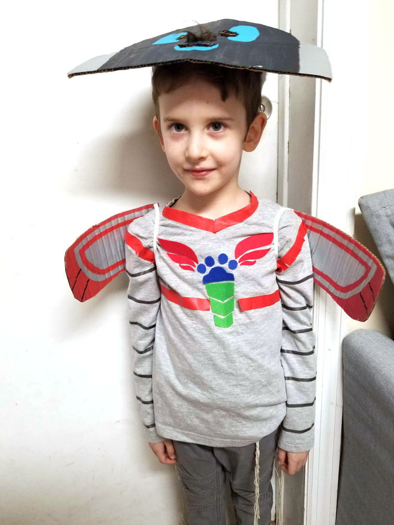 How to make a PJ Robot Costume * Moms and Crafters