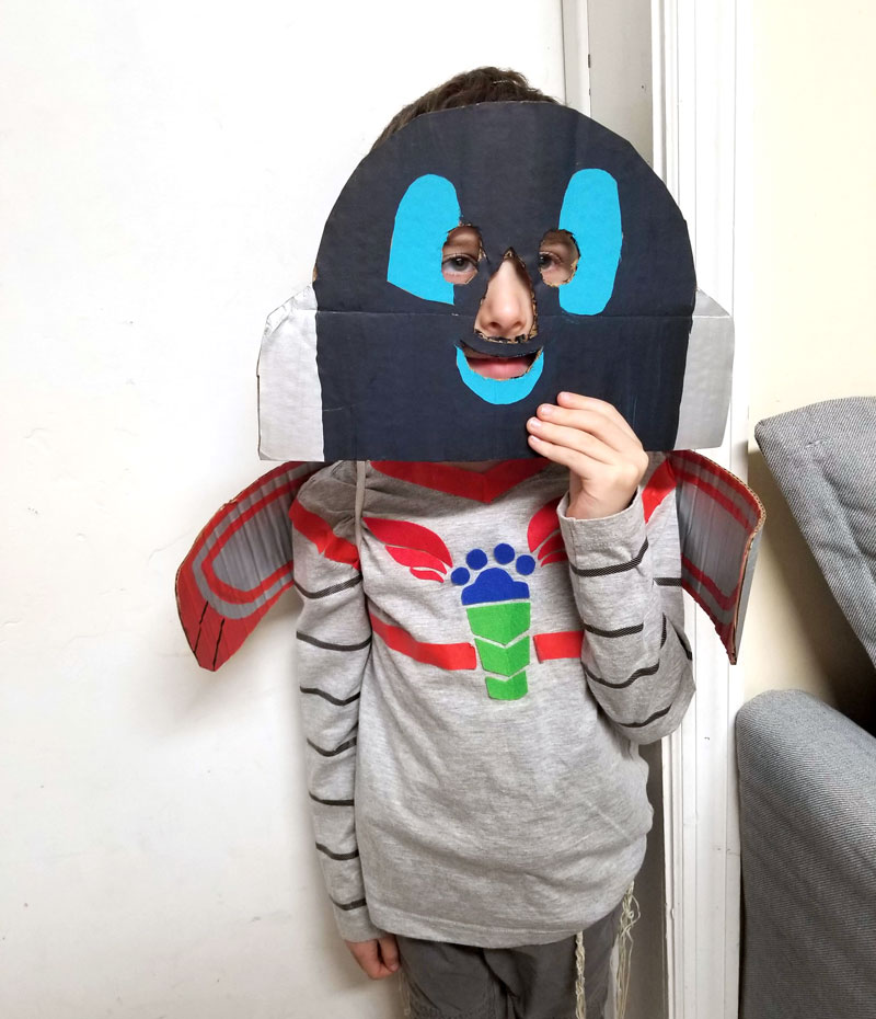 How to make a PJ Robot Costume * Moms and Crafters