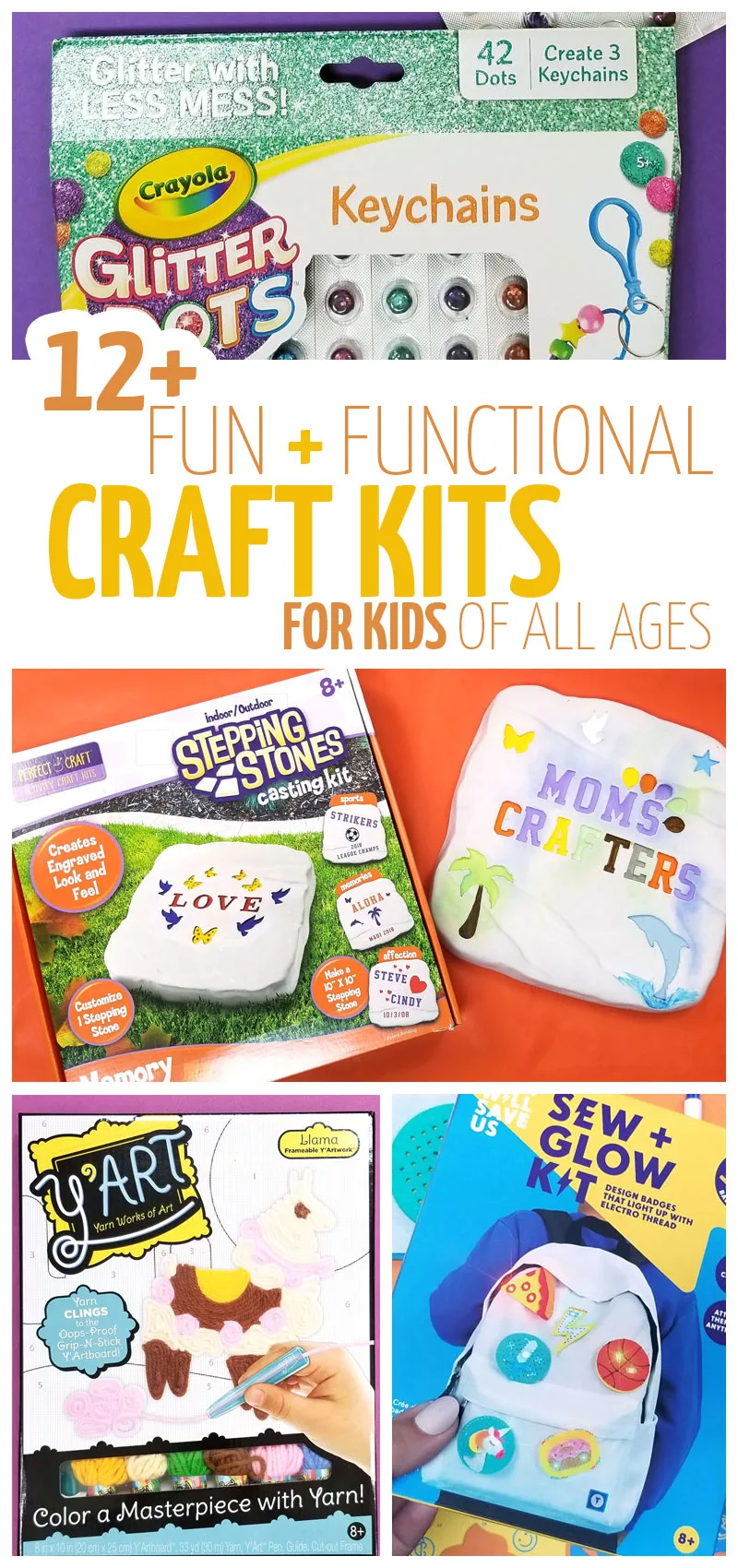 If you're looking for some fabulous gifts for crafters, try these craft making kits for kids! These wonderful holiday gifts for kids inspire creativity in preschoolers, kids, tweens, and teens!