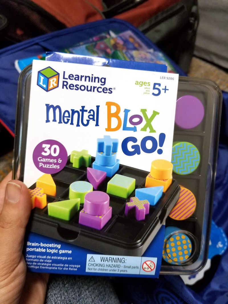 Mental Blox Go - A travel game that challenges your child!