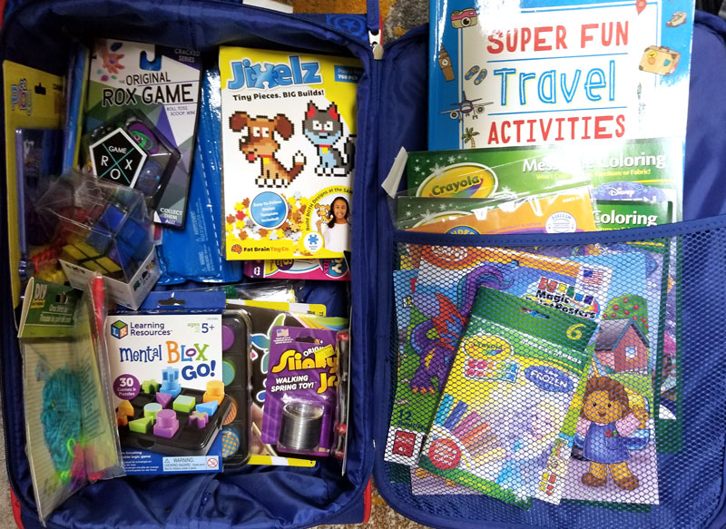 PRESCHOOL Travel Busy Box ages 3 Road Trip & Airplane Activities