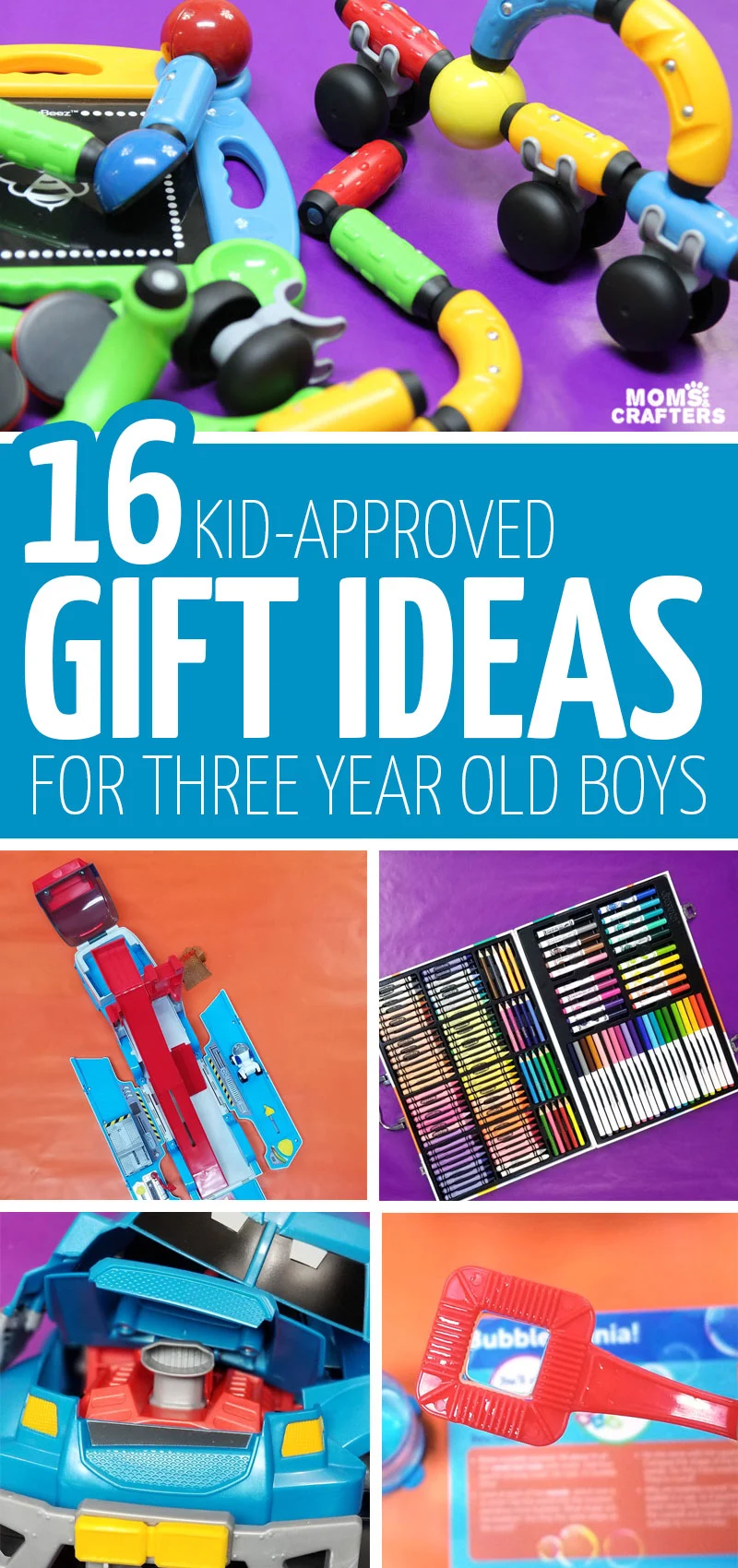 If you're looking for educational play gifts for kids ages 3-6, this list of the best birthday gifts for 3 year old boys is perfect for Christmas and Hanukkah too! They come in every price range so you'll find something cheap and affordable, or grand and dream-fulfilling!