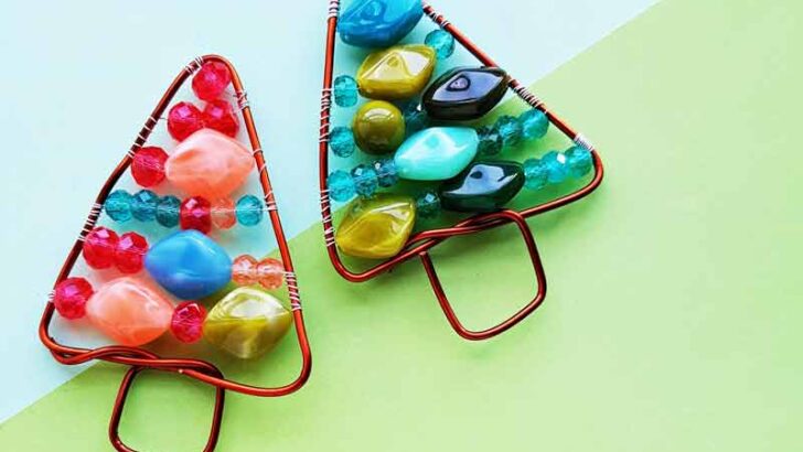 DIY Beaded Christmas Tree – Wire Wrapping Tutorial