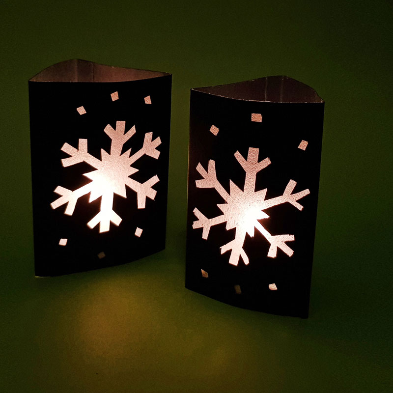 Chinese Lantern & Tea Light Holder SVG