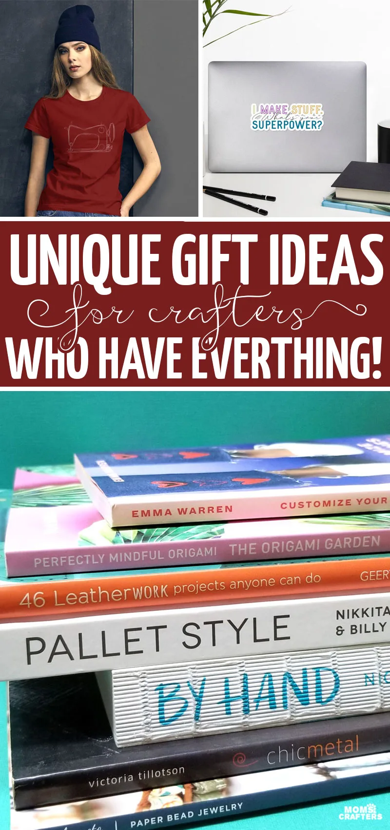 20+ Gifts for the crafter who has everything - these craft gifts are perfect for creatives, craft rooms, people who want craft books and more!