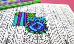 Free Printable Pattern Coloring Pages for Adults * Moms and Crafters