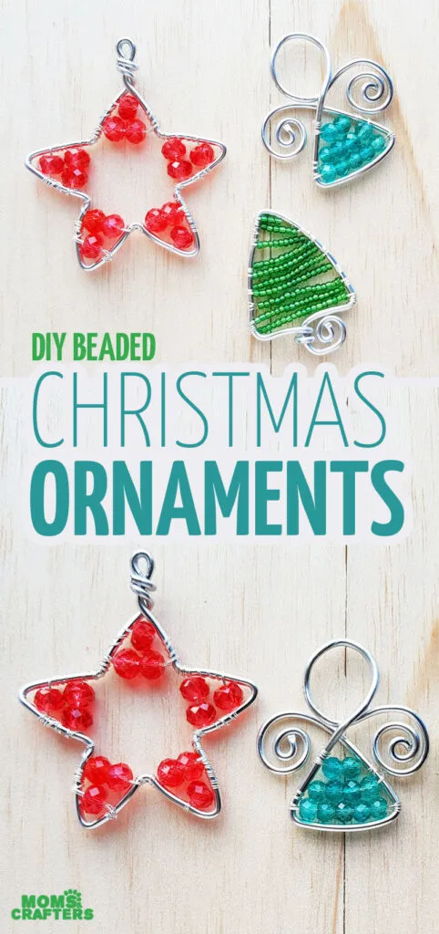 Learn how to make wire tree ornaments. These wire wrapped ornaments make stunning Christmas crafts for adults and teens.