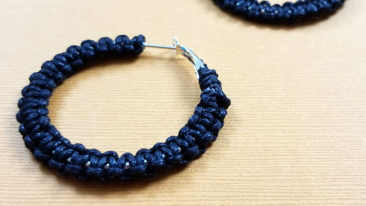 String Wrapped Hoop Earrings – String or Wire
