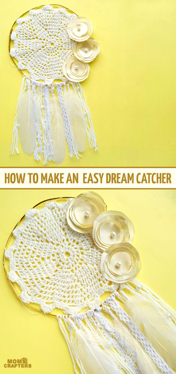 Learn how to make a dreamcatcher with a simple and easy step by step tutorial.