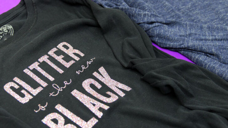 Make Glitter and Metallic T-shirts with Cricut EasyPress 2