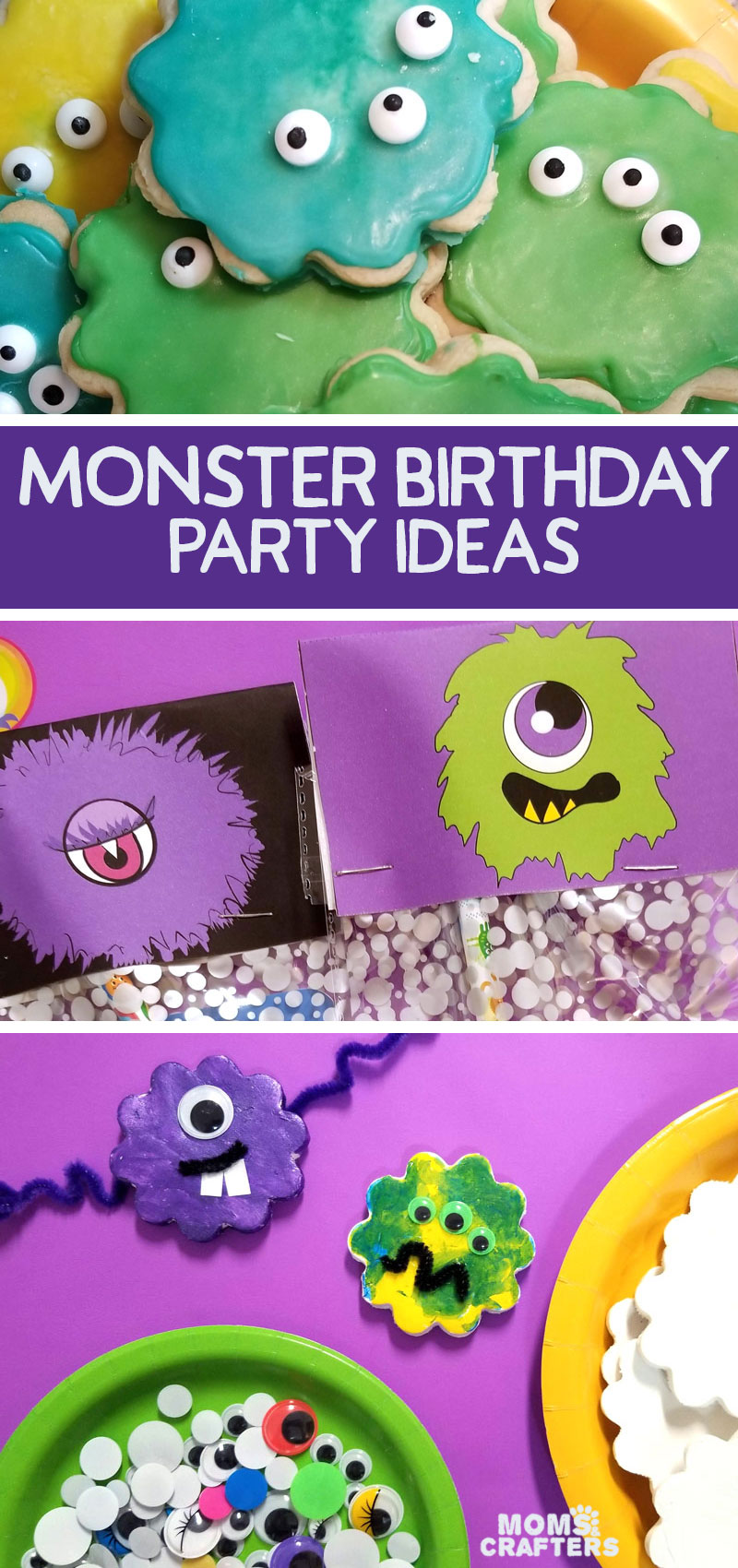 Click for the ultimate list of monster birthday party ideas for boys or girls! From party favors to decorations and food ideas, I have your birthday party theme covered!