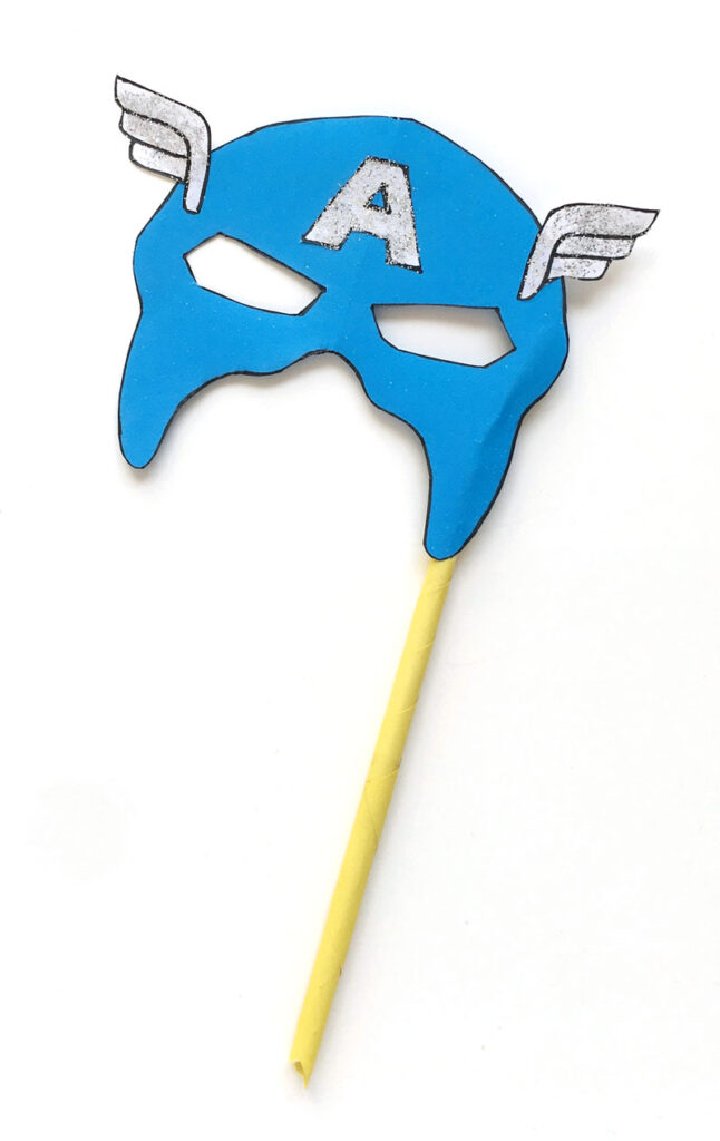 Print or Craft these Epic Superhero Photo Props! (for free)