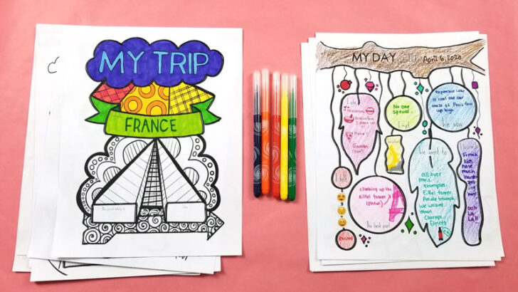 Travel Journal for Kids – Printable Memory Book