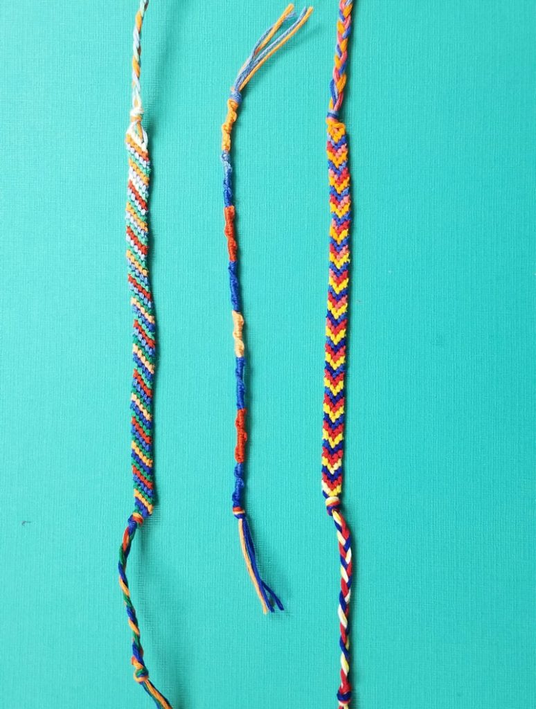 Friendship Bracelets and How to Tie a Sliding Knot