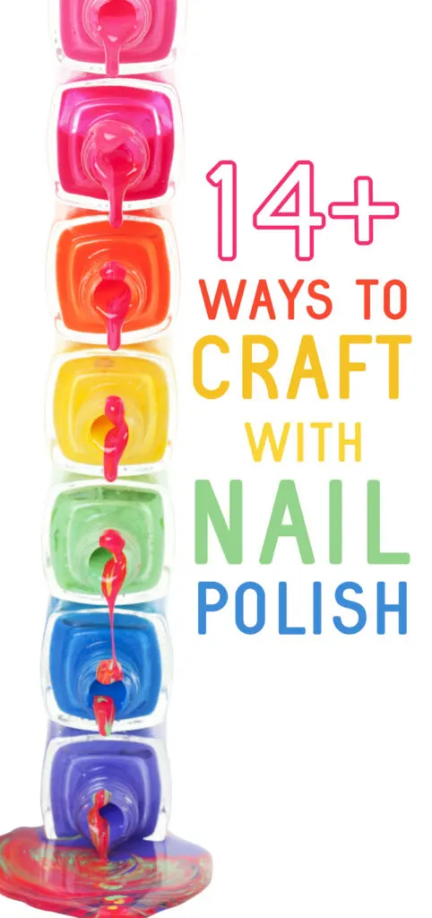 Click for loads of crafts for teens and tweens that use nail polish!