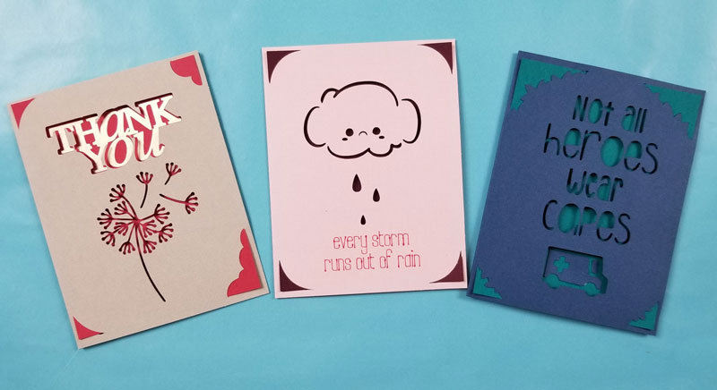 Cricut Joy Card Making: Cards for Heroes * Moms and Crafters