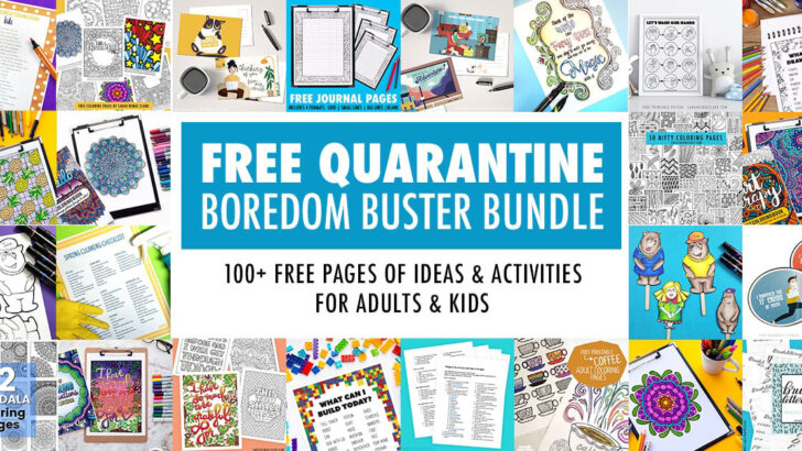 HUGE Free Printable Boredom Busters Bundle