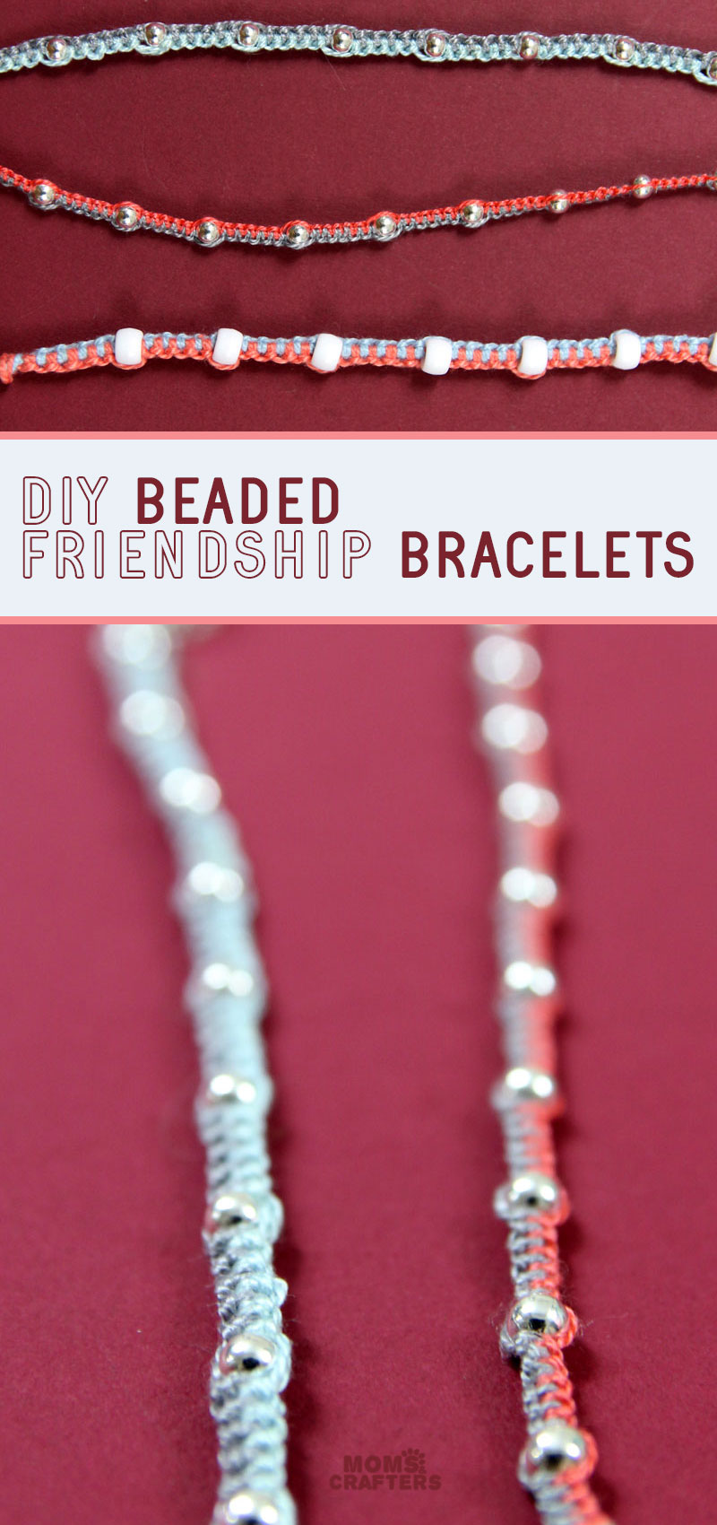How to make a beaded friendship bracelet