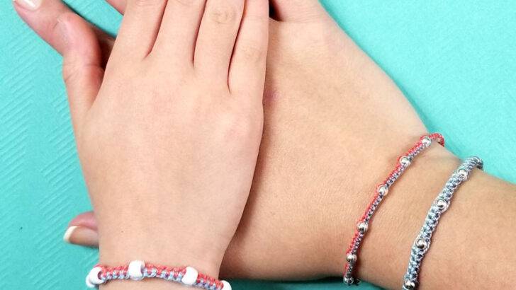 How to make a beaded friendship bracelet – Easy and Elegant!