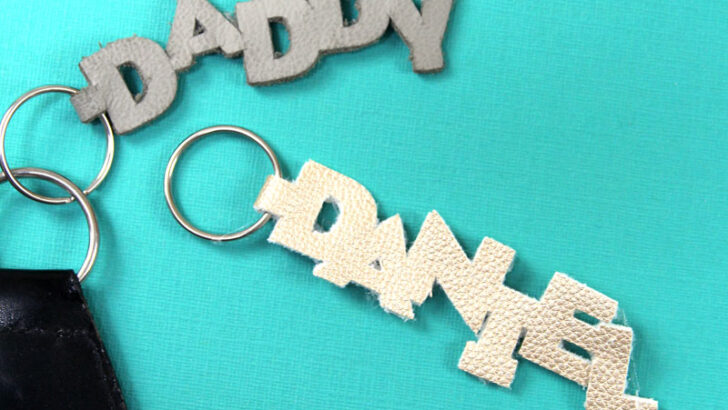 DIY Leather Keychain – Personalized!
