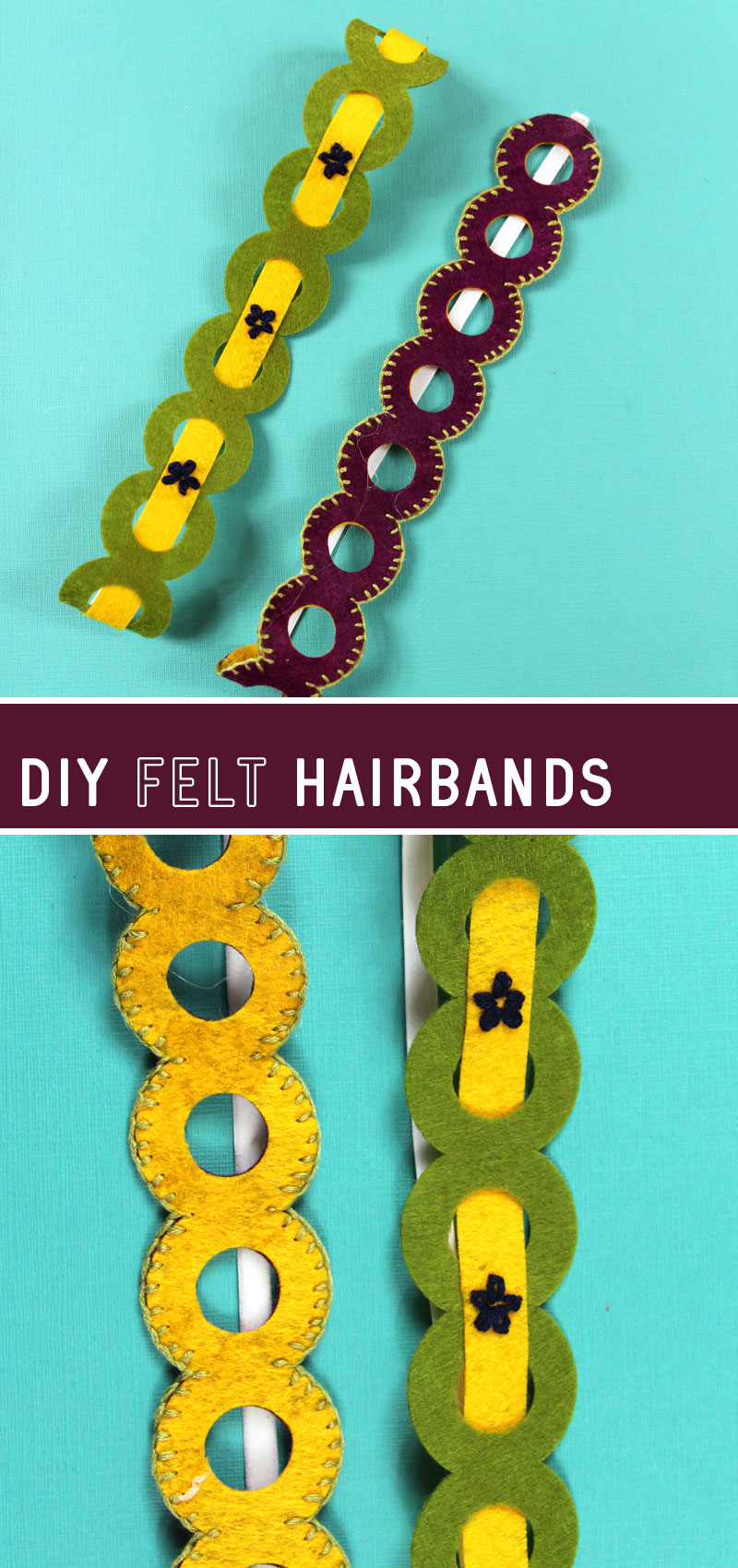 felt headbands tutorial 