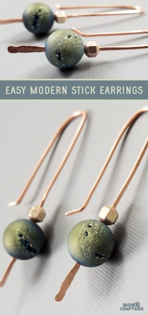 Super cool diy metal earrings